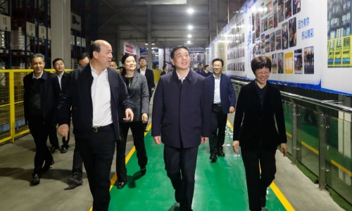 咸宁市委书记陈浩莅临NG集团恒腾调研