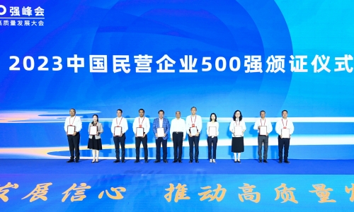 上升20位！NG集团位列2023中国民营企业500强第55位！