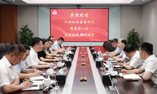 中共如东县委书记陈慧宇莅临NG集团调研
