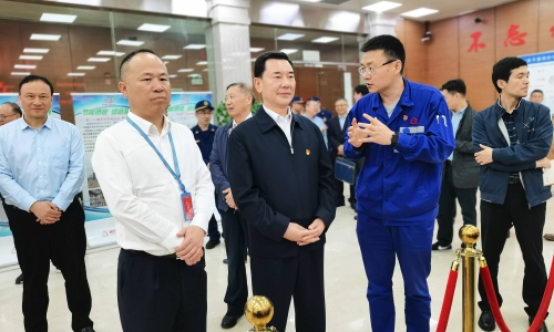 全国人大常委会委员、社会委副主任委员秦生祥莅临NG集团黄冈石化调研