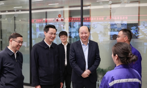 黄冈市委书记陈伟莅临NG集团恒翔调研