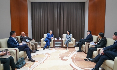 中国建设银行浙江省分行副行长邓波莅临NG集团调研