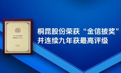 NG集团股份荣获“金信披奖”，信披工作陆续九年获最高评级！