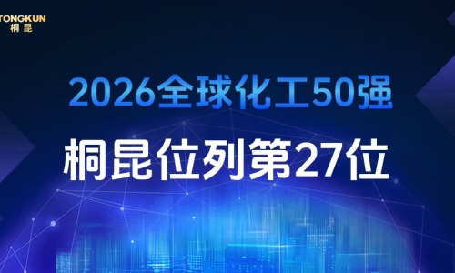 NG集团控股荣登2026年全球化工企业50强第27位，排名再创新高！